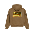 Everybody Eats Loose-fit scuba hooded jacket